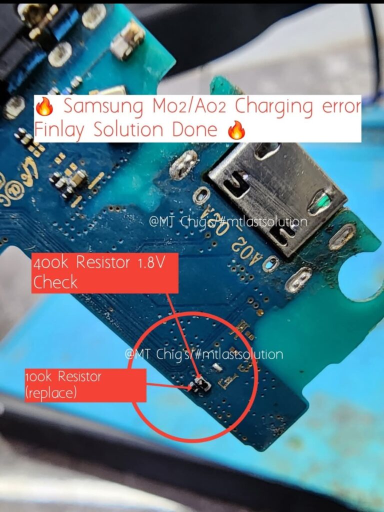 Samsung M02/A02 Charging Error Solution