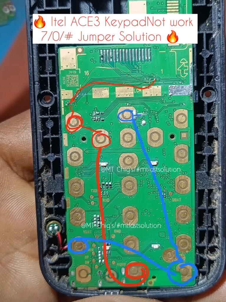 itel keypad not work