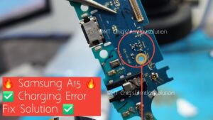 Samsung A15 Charging error